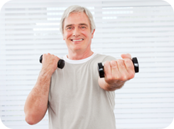Man Lifting Weights